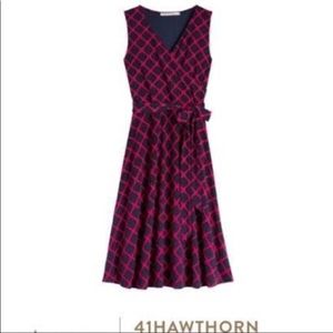41 Hawthorne wrap top dress